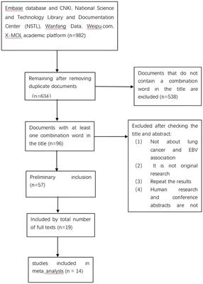 Association of Epstein-Barr virus (EBV) with lung cancer: meta-analysis